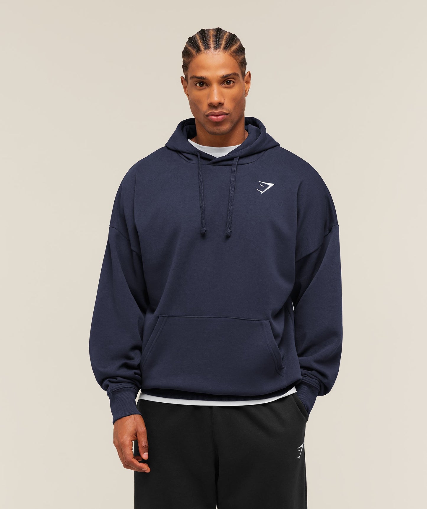 Crest Oversized Hoodie - US 0296