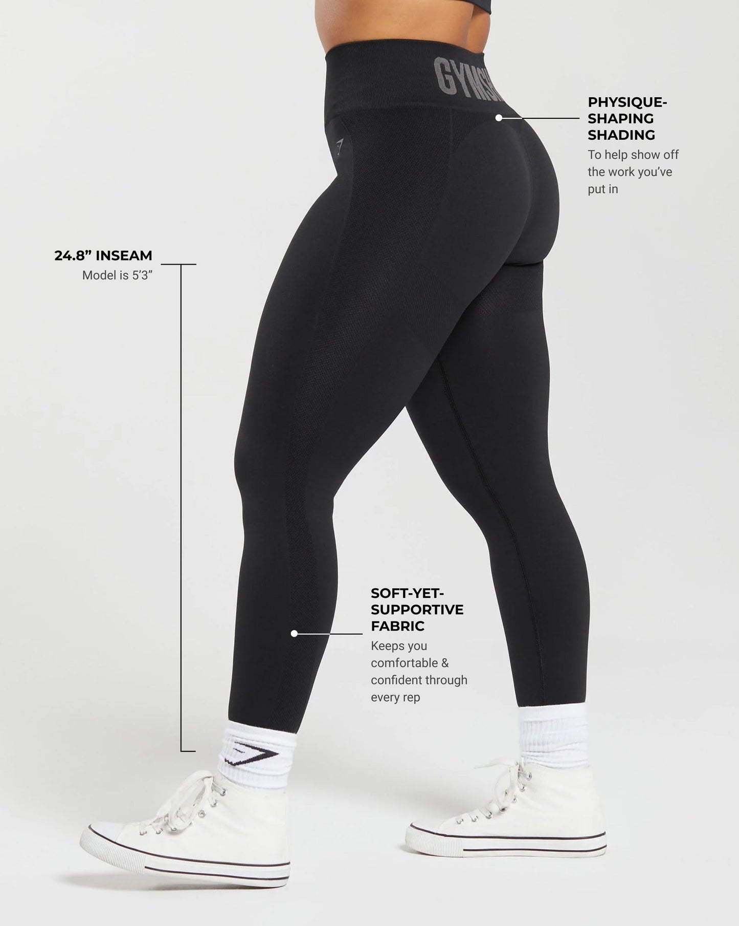 Flex High Waisted Leggings - US 2626