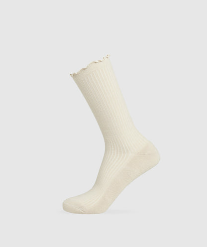 Frill Crew Single Sock - US 5595