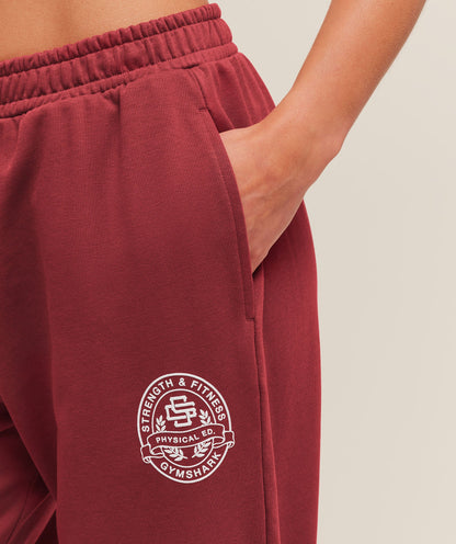 Strength and Fitness Crest Graphic Joggers - US 9360