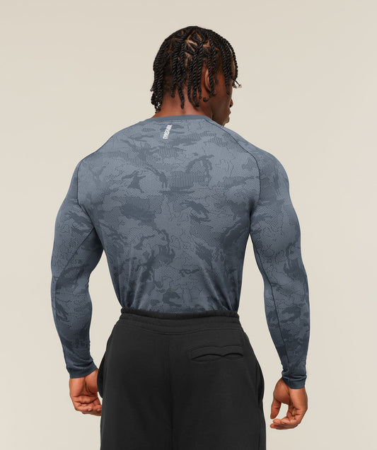 Geo Seamless Long Sleeve T-Shirt - US 9334