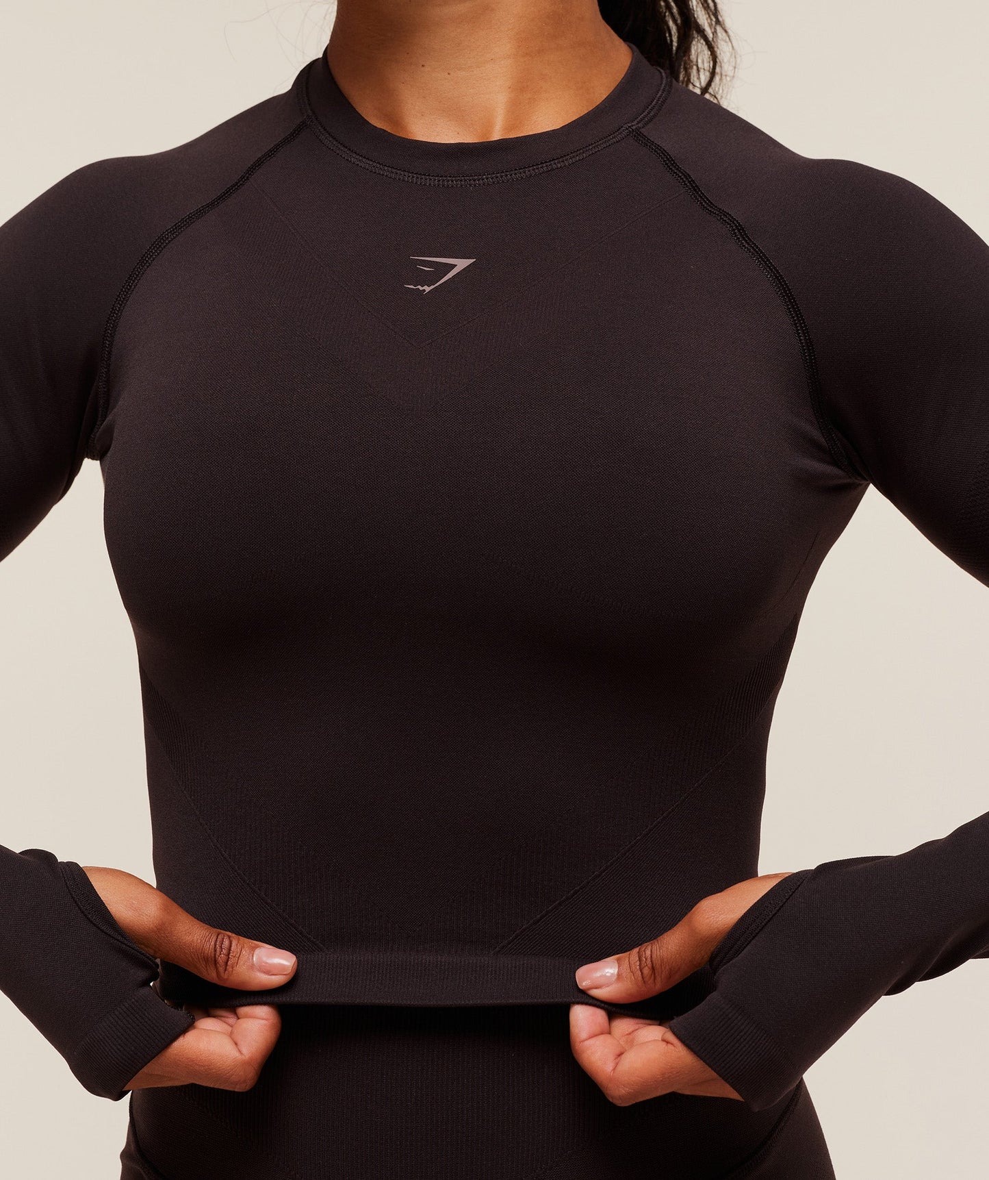Activate Long Sleeve Crop Top - US 0794