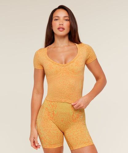 Adapt Animal X Whitney Short Sleeve Top - US 1819