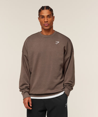 Oversized Crest Crew - US 9490