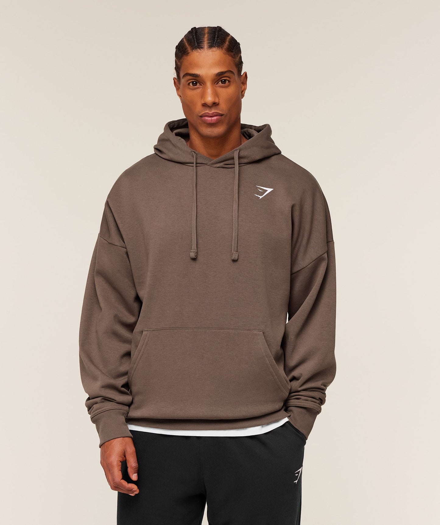 Crest Oversized Hoodie - US 0892