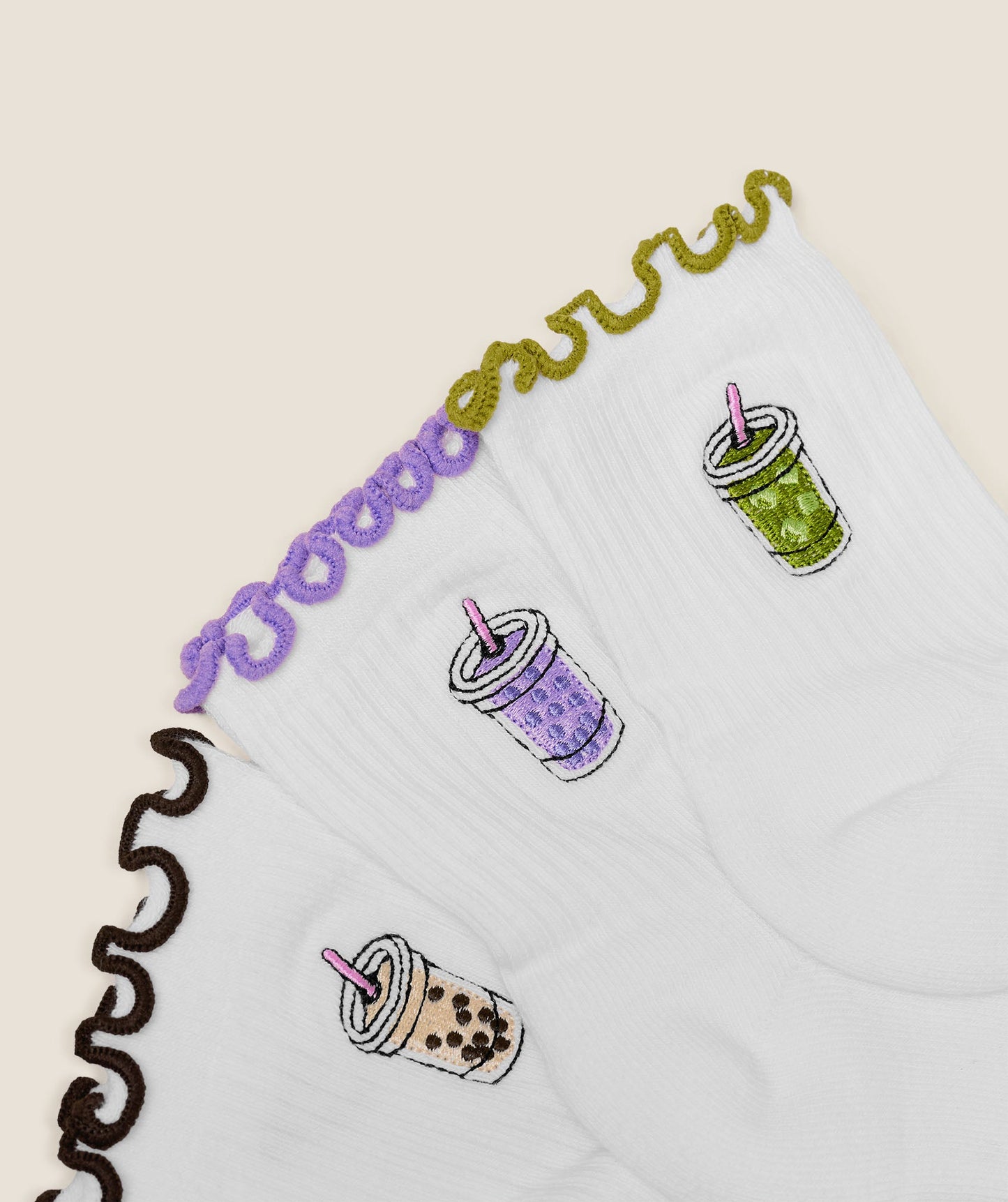 Hydration Graphic Midi Frill Socks 3pk - US 2547