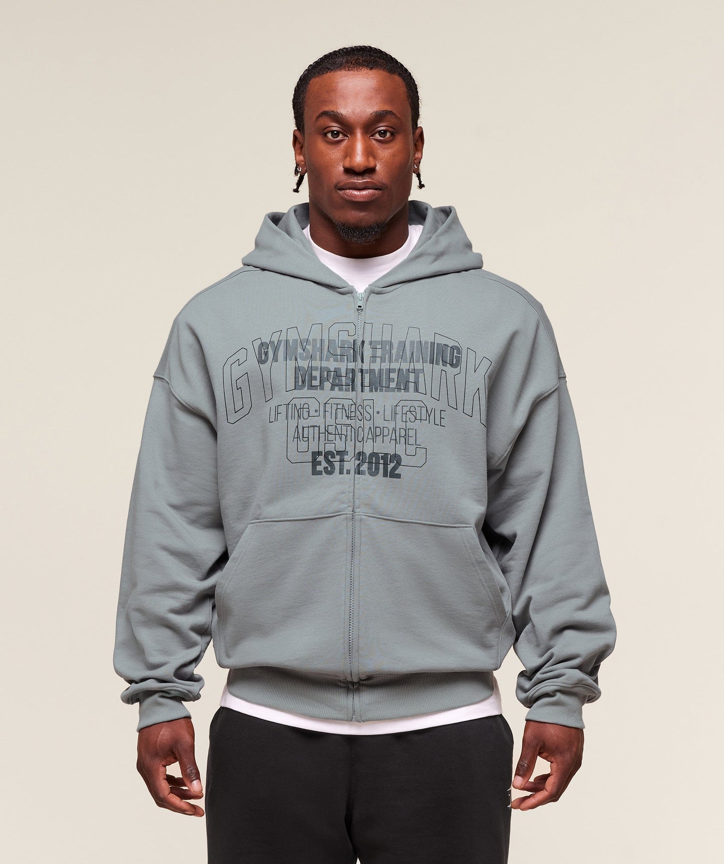 Authentic Apparel Zip Up Hoodie - US 4986