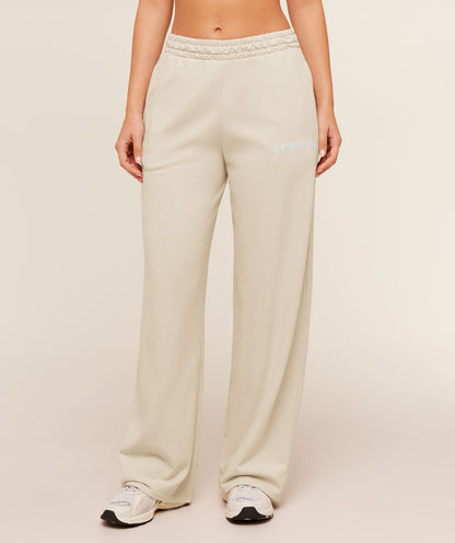 Chainstitch Graphic Wide Leg Joggers - US 4442