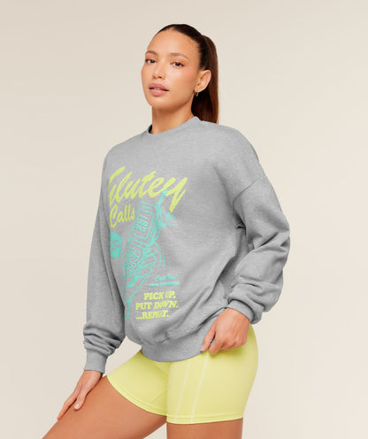 Glutey Calls Graphic Sweatshirt - US 9498