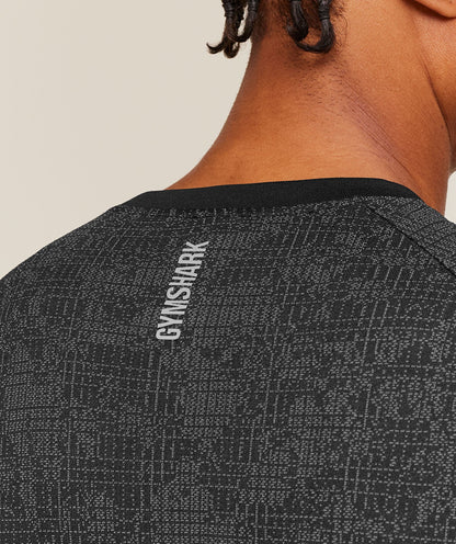 Geo Seamless Grid T-Shirt - US 5569