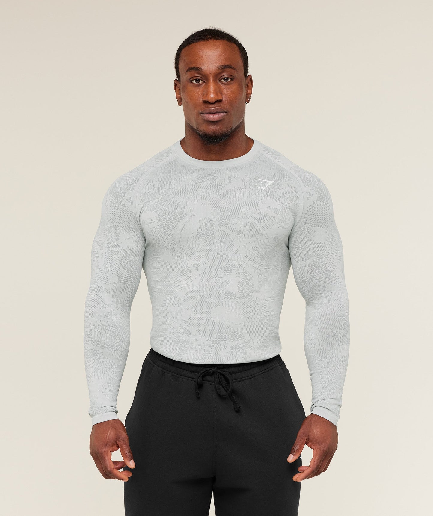 Geo Seamless Long Sleeve T-Shirt - US 3533